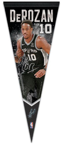 DeMar DeRozan Signature Series San Antonio Spurs Premium Felt Collector's PENNANT - Wincraft Inc.