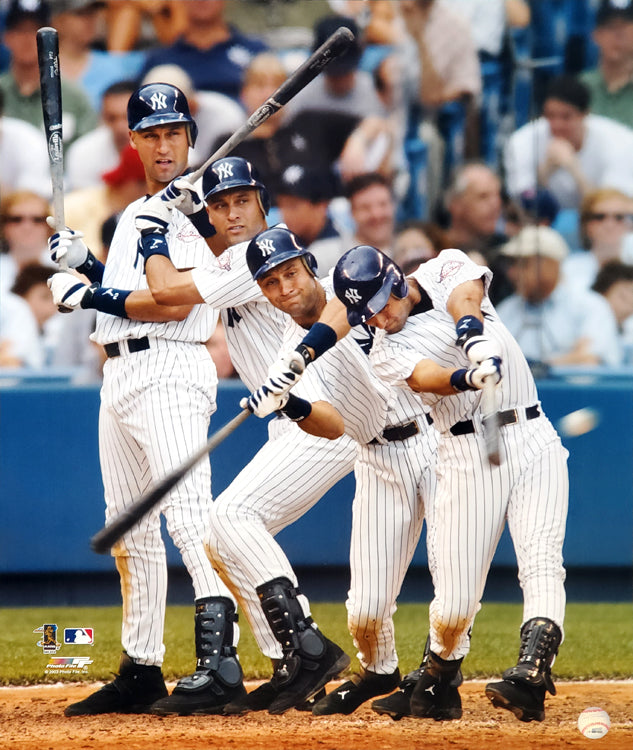 Derek Jeter Jersey - 2003 New York Yankees Away Throwback Baseball Jersey