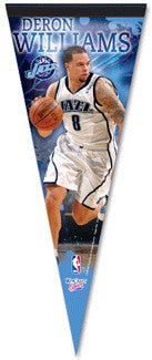 Deron Williams Utah Jazz Premium Felt Pennant L.E. /2,009