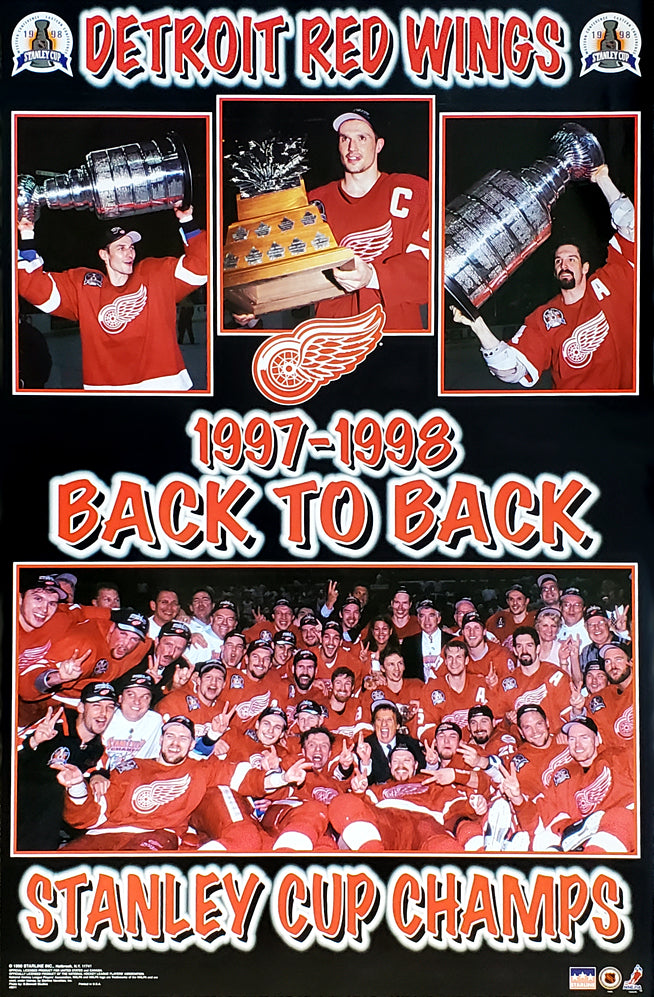 1997-98 Detroit Red Wings Season Ticket Complete Booklet – Stanley
