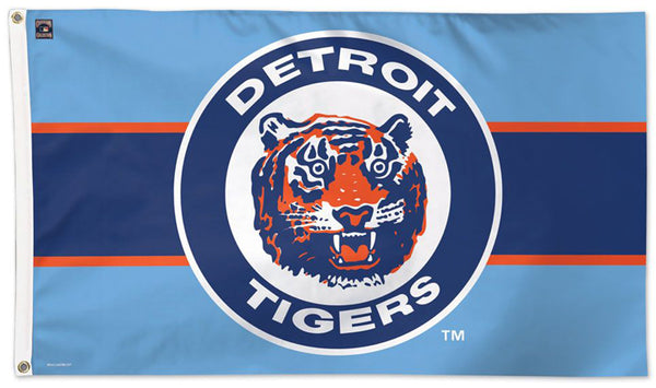 Detroit Tigers Retro-1960s-1980s-Style MLB Cooperstown Collection 3'x5' Deluxe-Edition Flag - Wincraft