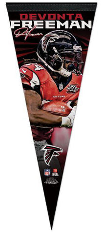 Devota Freeman "Signature Series" Atlanta Falcons NFL Premium Felt Collector's Pennant - Wincraft