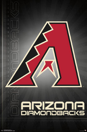 Arizona Diamondbacks Official MLB Baseball Team Logo Poster - Trends International