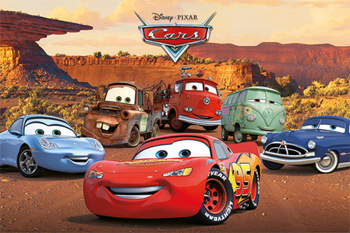 Disney-Pixar Cars "Classic Six" Poster - Pyramid International