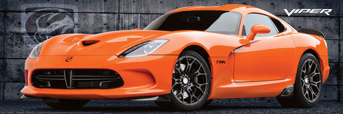 Dodge SRT Viper TA Autophile Profile Sports Car Poster - Eurographics