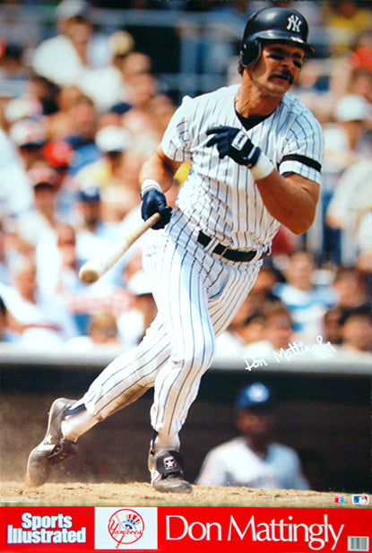 Don Mattingly Pinstripe Classic Vintage Yankees SI Poster