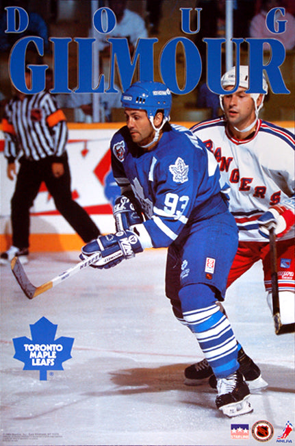 Doug Gilmour 1992 Toronto Maple Leafs Away Throwback NHL Hockey Jersey