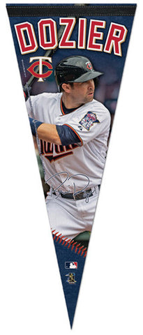 Brian Dozier "Signature Series" Minnesota Twins Official MLB Premium Felt Pennant - Wincraft Inc.