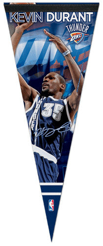 Kevin Durant "Signature Series" OKC Thunder Premium Felt Collector's Pennant - Wincraft 2013