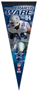 DeMarcus Ware "Signature Series" Premium NFL Felt Collector's Pennant (2012) - Wincraft