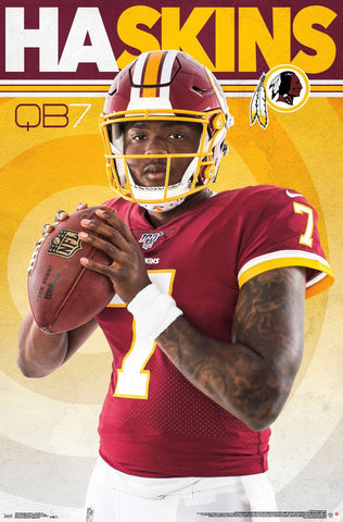 Dwayne Haskins "Superstar" Washington Redskins NFL Action Wall Poster - Trends International 2019