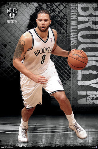 Deron Williams "Court Demon" Brooklyn Nets Poster - Costacos 2012
