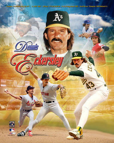 Dennis Eckersley Hall of Fame Commemorative Premium Poster Print - Photofile