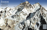 Mount Everest National Geographic 30x47 Wall Map 2-Sided Poster - NG Maps