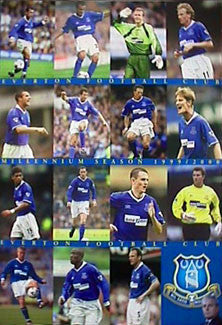 Everton F.C. "Millennium Season" 1999/2000 Team Poster - UK