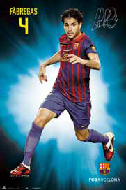 Cesc Fabregas "Signature Series" (2011/12) FC Barcelona Poster - Grupo Erik