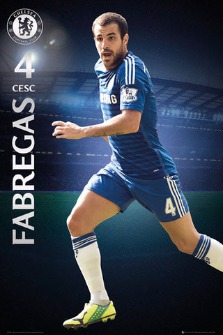 Cesc Fabregas "Superstar" Chelsea FC Official EPL Action Poster - GB Eye (UK)