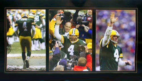 Brett Favre "Farewell Triptych" - Official Brett Favre