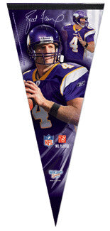 Brett Favre "Big Purple" Extra-Large Premium Pennant - Wincraft 2009