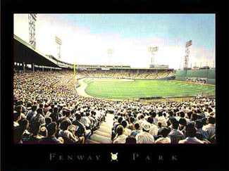 Fenway Park Classic Boston Red Sox Game Night Premium Poster Print - ISI 2002