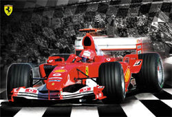Ferrari F1 "Hero" Michael Schumacher 2004 Poster - MondialMix