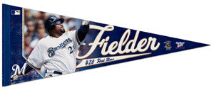 Prince Fielder "Blast" Premium Felt Collector's Pennant LE /1000 - Wincraft Inc.