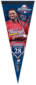 Prince Fielder Home Run Derby 2009 Champ Pennant (L.E. /2,009)