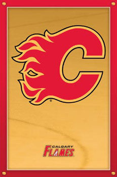 Calgary Flames Official Logo Poster - Costacos 2008