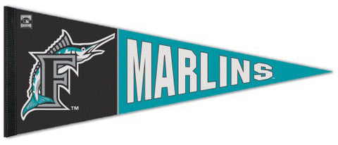 Florida Marlins Official MLB Retro 1990s Style Premium Felt Pennant - Wincraft Inc.