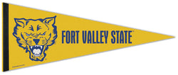 Fort Valley State Wildcats Official NCAA Team Logo Premium Felt Pennant - Wincraft Inc.