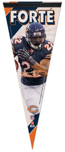 Matt Forte "Signature Series" Premium NFL Felt Collector's Pennant (2012) - Wincraft