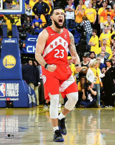 Fred VanVleet "Victory Roar" Toronto Raptors NBA Basketball Premium 16x20 Poster Print - Highland Mint