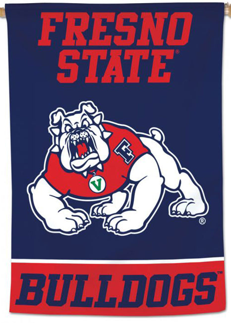  Fresno State Bulldogs Pennant Flag and Wall Tack