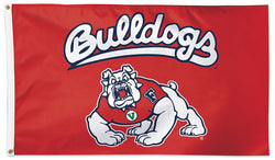 Fresno State Bulldogs Official NCAA Team Logo Deluxe-Edition 3'x5' Flag - Wincraft Inc.