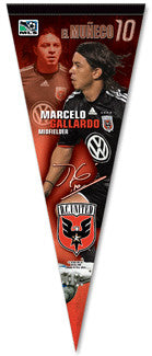 Marcelo Gallardo MLS DC United Premium Felt Pennant