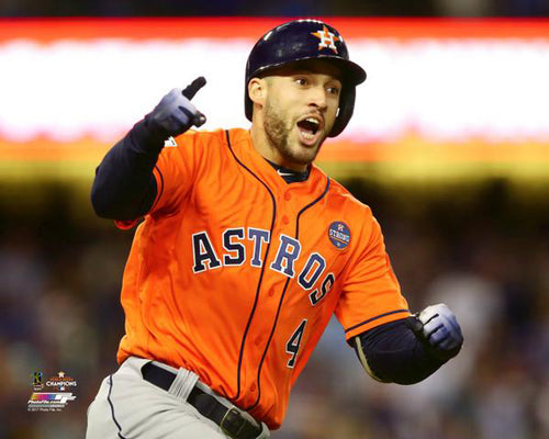 George Springer "Game 7 Blast" Houston Astros Premium Poster Print - Photofile 16x20