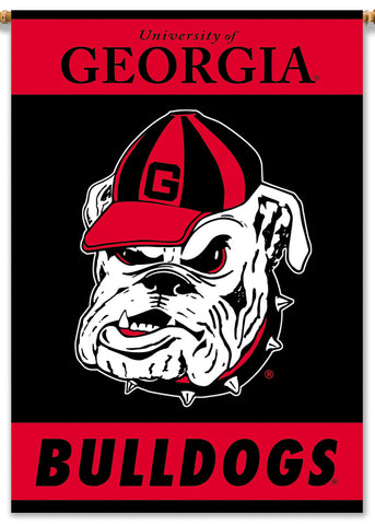 Georgia Bulldogs "Uga" Premium 28x40 Banner - BSI Products