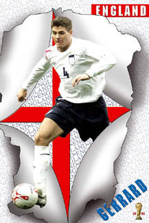 Steven Gerrard "Breakthrough" - UK Posters 2006