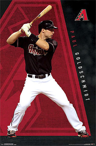 Paul Goldschmidt "Blast" Arizona Diamondbacks MLB Action Wall Poster - Costacos Sports