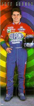 Jeff Gordon "Portrait" HUGE Door-Sized NASCAR Poster - Costacos 1998