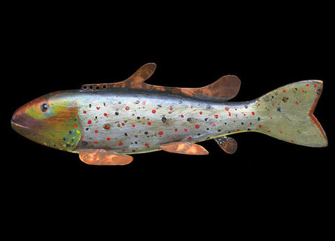 Fish Decoy Master Carver Series Poster - Hans Janner Sr. Rainbow Trout c.1935