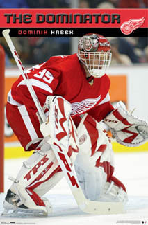 Dominik Hasek "The Dominator" Detroit Red Wings Poster - Costacos Sports 2007
