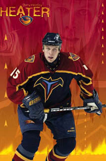 Dany Heatley "Heater" Atlanta Thrashers NHL Poster - Costacos 2003