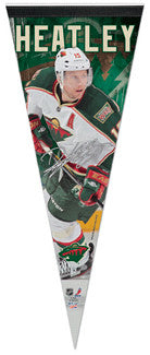 Dany Heatley "Signature Series" Minnesota Wild Premium Felt Pennant - Wincraft Inc.