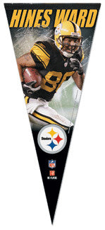 Hines Ward "Throwback" EXTRA-LARGE Premium Felt Pennant - Wincraft