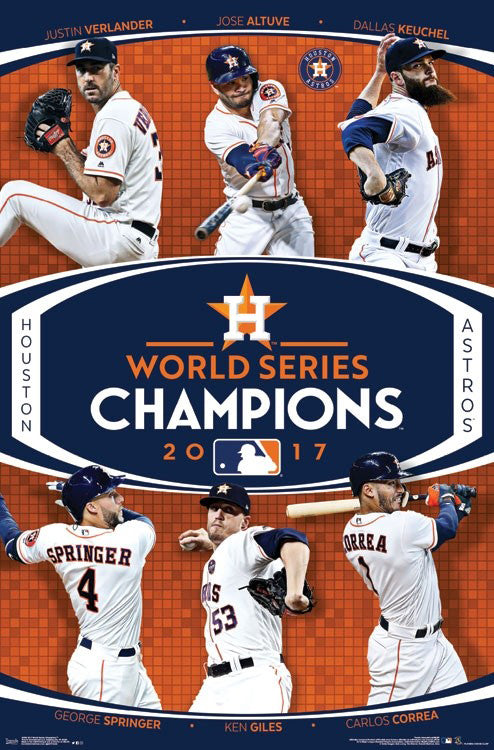 Houston Astros 2017 World Series Champions Sports Illustrated Cover Metal  Print