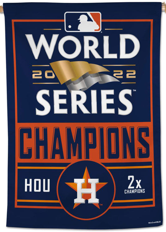 Official Houston Astros vs Phillies 2022 ALCS World Series Champs Gear Flag