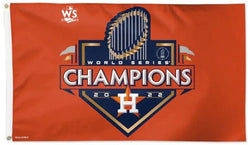 Houston Astros 2022 World Series Champions Official MLB Baseball DELUXE 3'x5' Team Flag - Wincraft Inc.