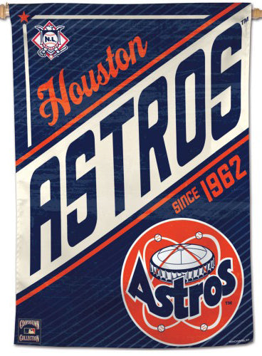 Houston Astros "Since 1962" Cooperstown Collection Premium 28x40 Wall Banner - Wincraft Inc.