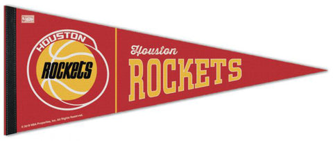 Houston Rockets Hardwood Classics Retro 1972-95 Style Premium Felt Pennant - Wincraft